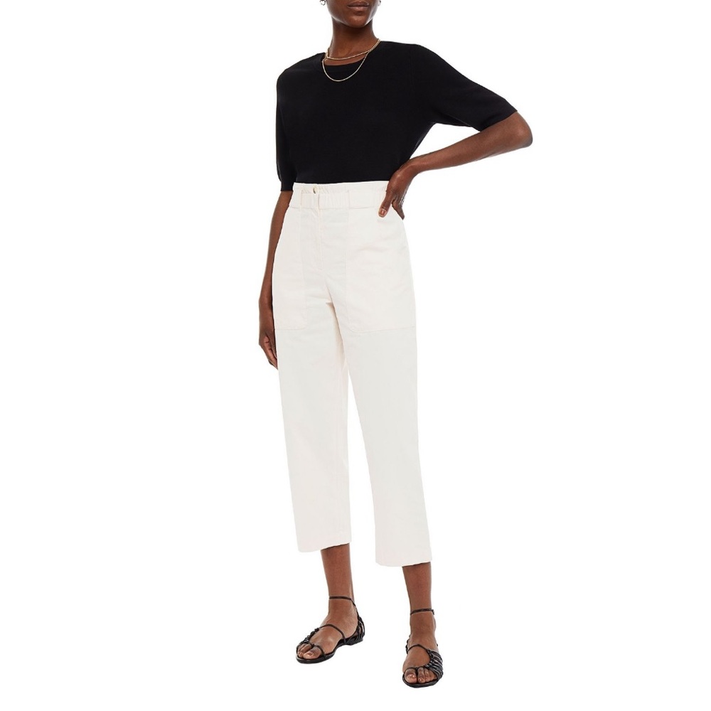 BA&SH Stone Cropped Tapered Trousers